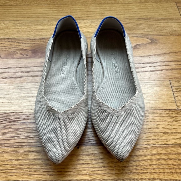 Rothy’s The Point Flats in Ecru - Picture 2 of 6